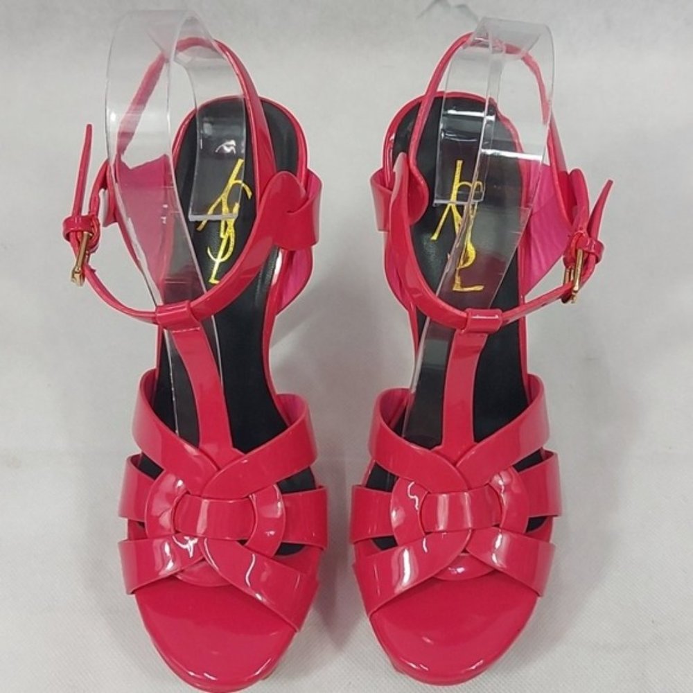 Tribute Style Pink Soft PVC Platform Sandals 8